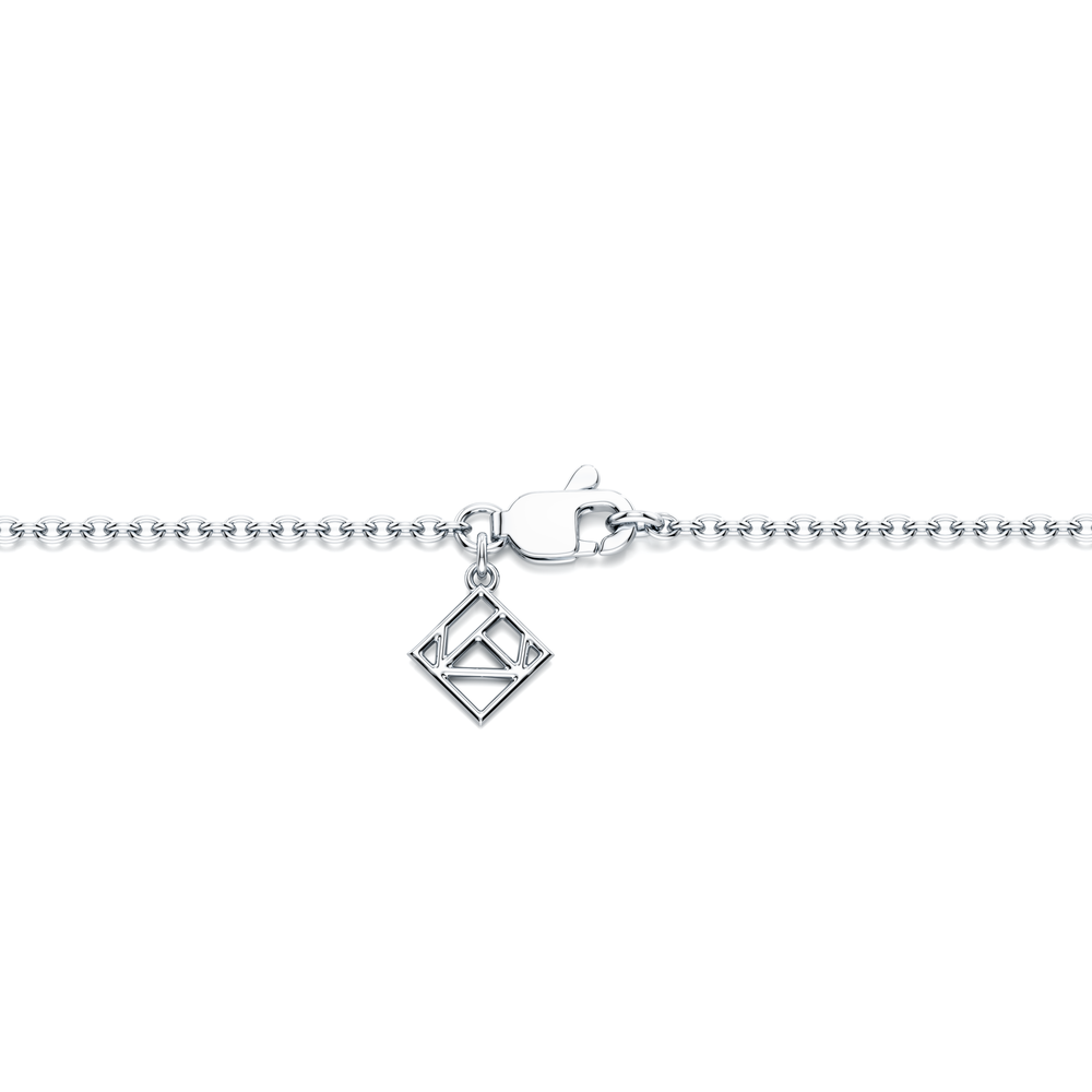 Bezel Set Lab Diamond Charm Bracelet image 24