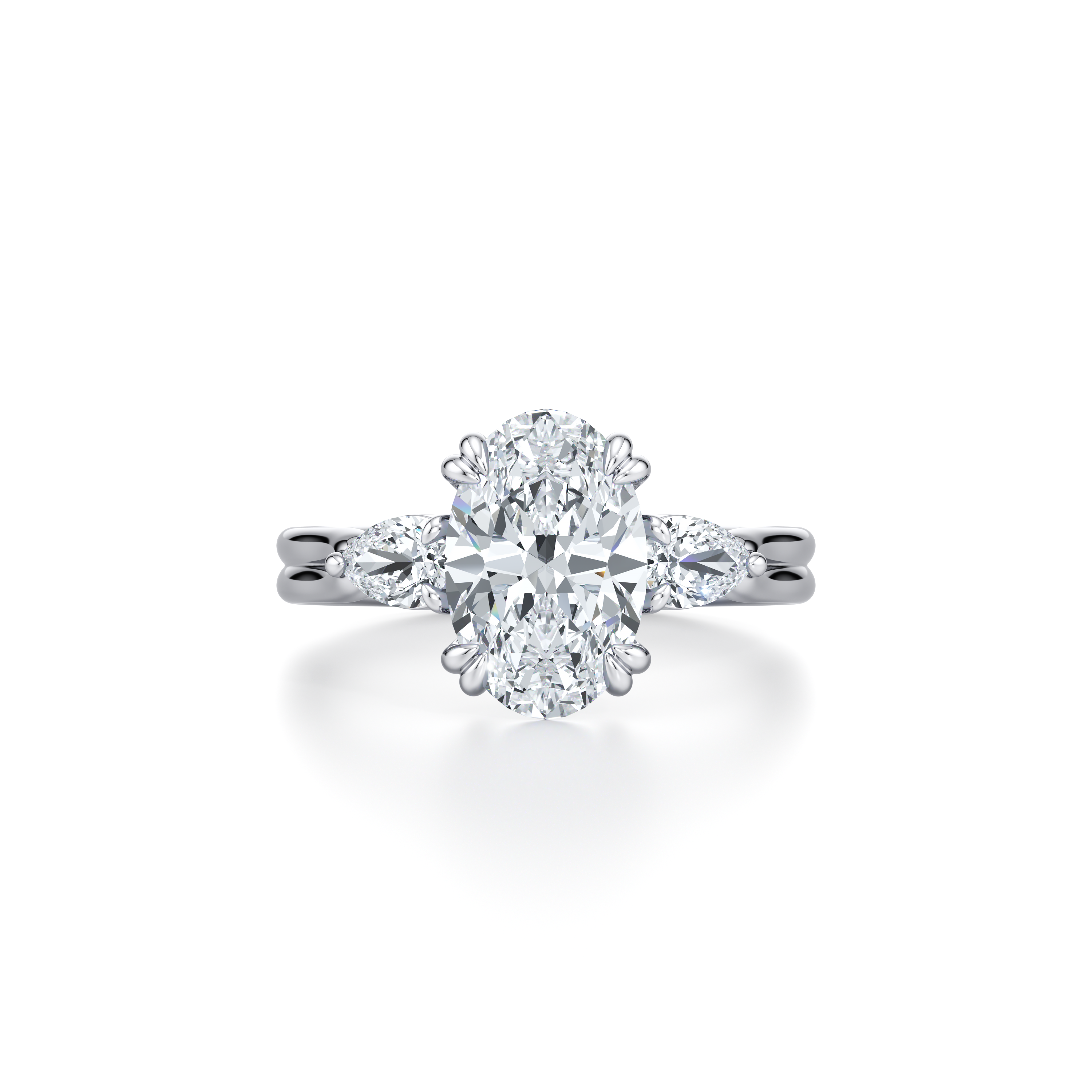 Elle Solitaire Lab Diamond Engagement Ring