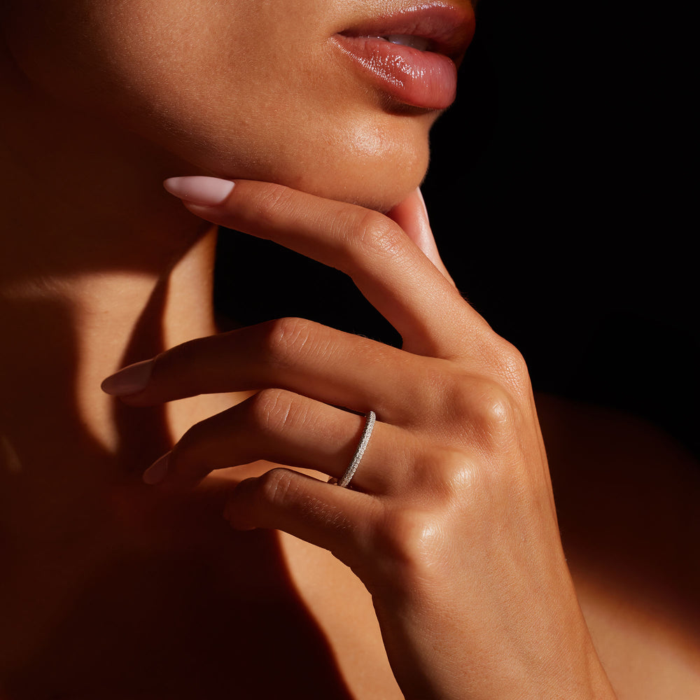 Chelsea Lab Diamond Wedding Band image 5