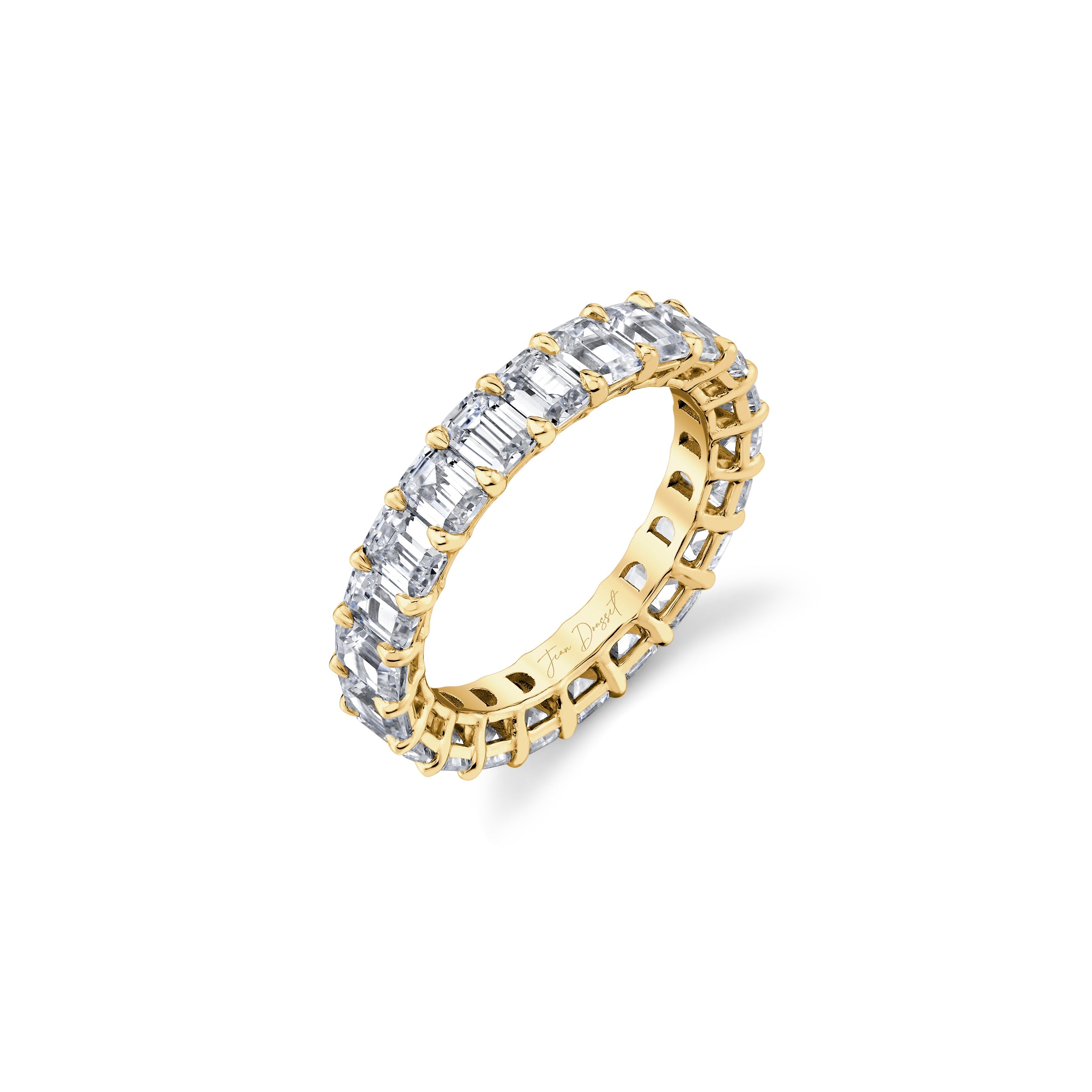 Ring stopper Band band Yellow gold 18 kt width 0.25