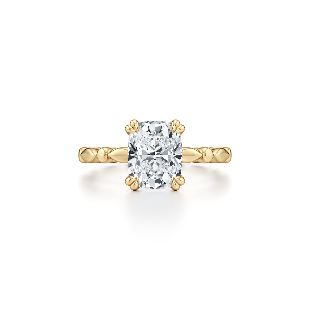 Vivienne Cushion Solitaire Lab Diamond Engagement Ring image 1