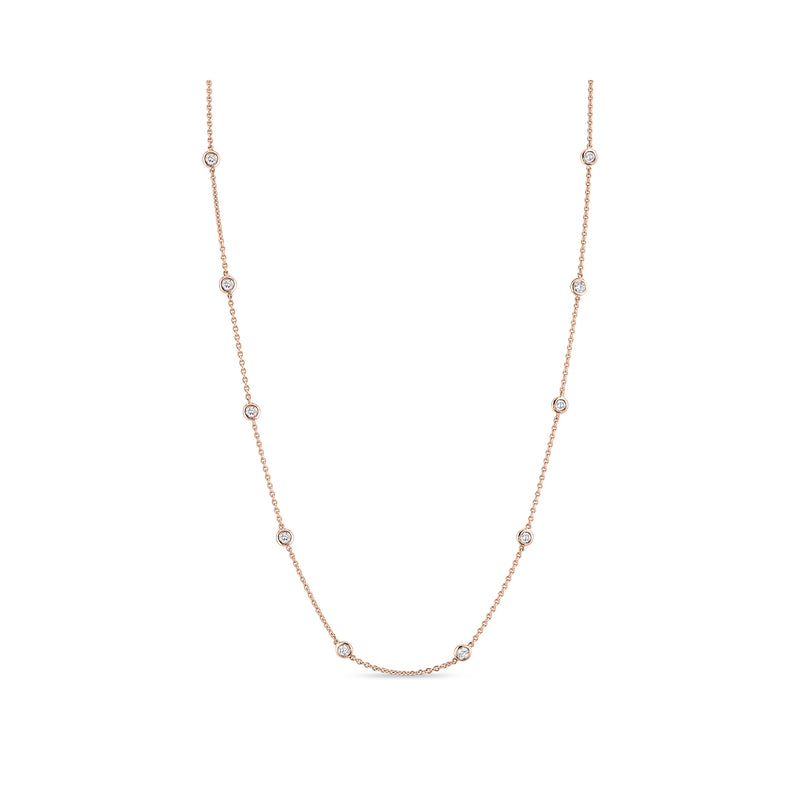 Bezel By The Yard Lab Diamond Necklace image 13