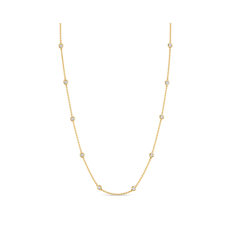 Bezel By The Yard Lab Diamond Necklace image 11