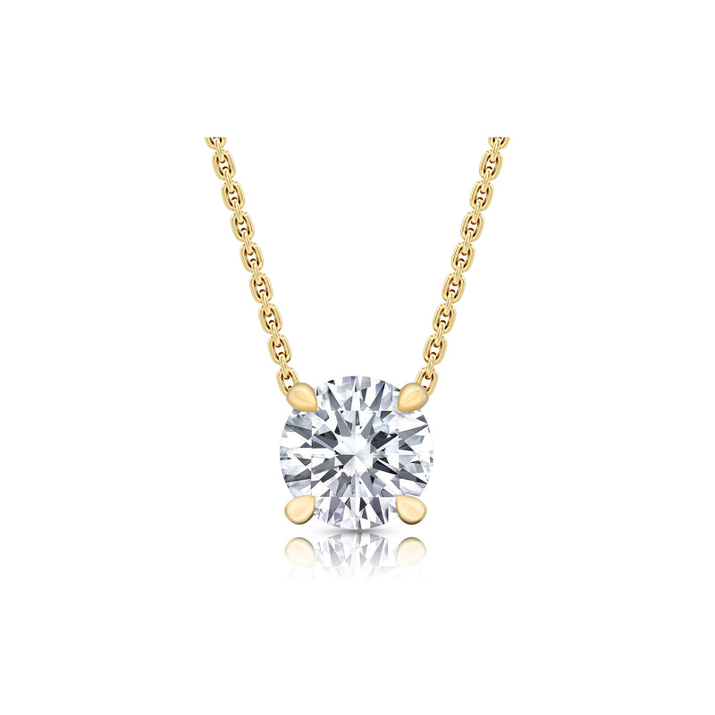Chelsea Lab Diamond Round Brilliant Pendant image 9