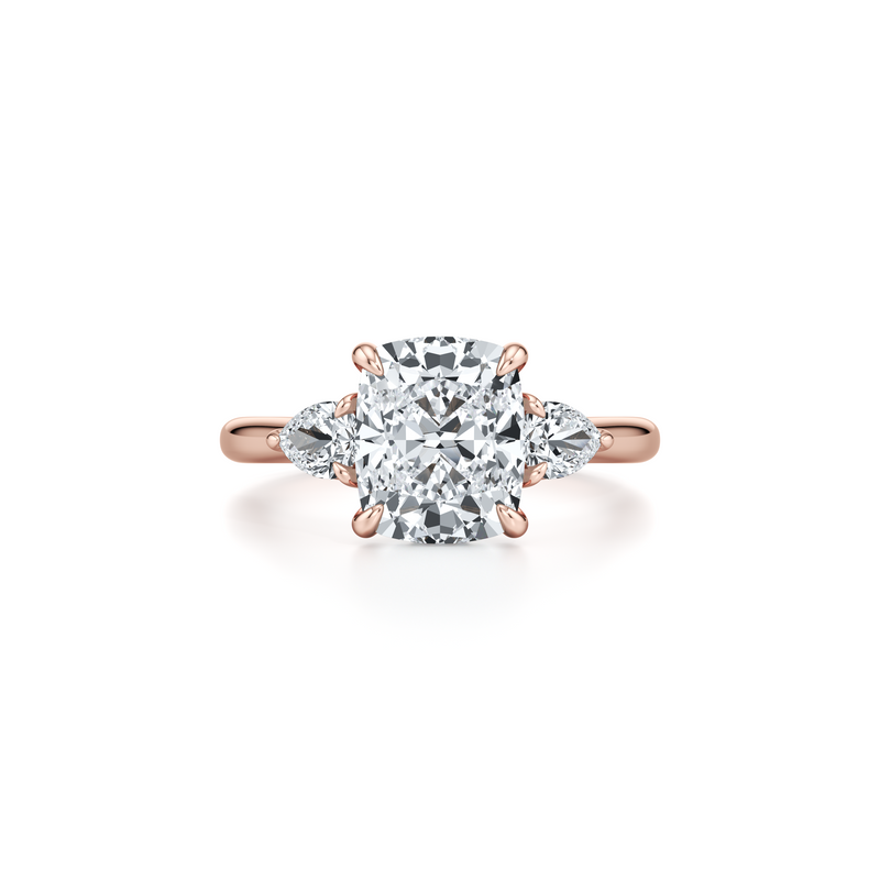 Chelsea Pear Three Stone Lab Diamond Engagement Ring image 51