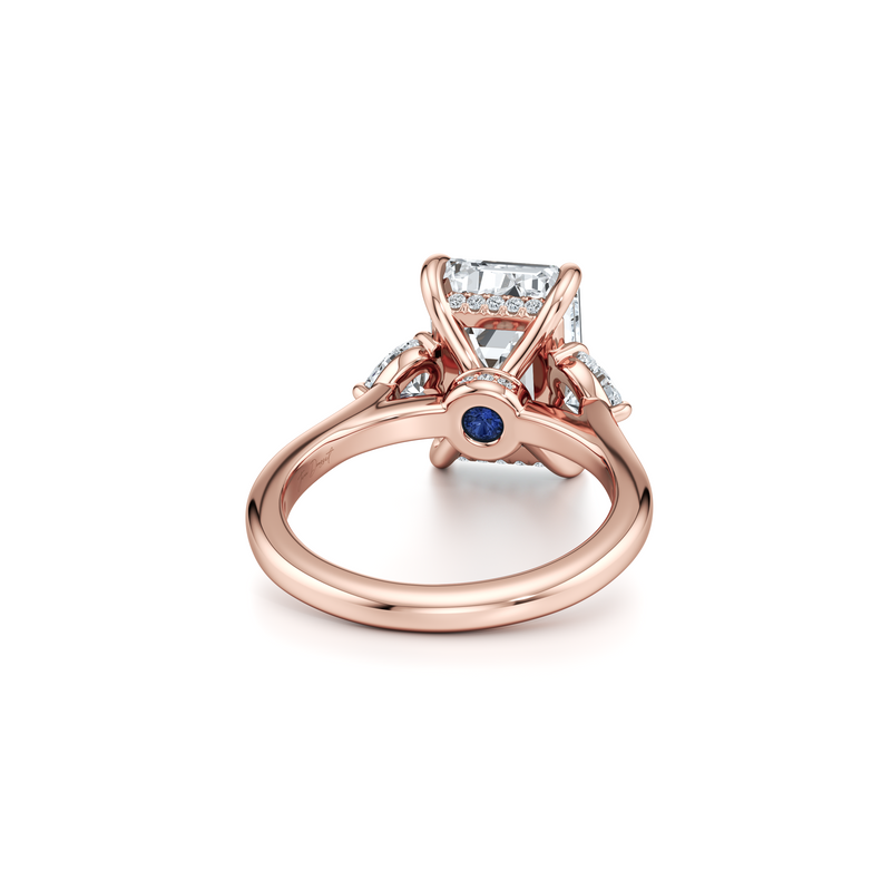 Chelsea Heart Three Stone Lab Diamond Engagement Ring image 74