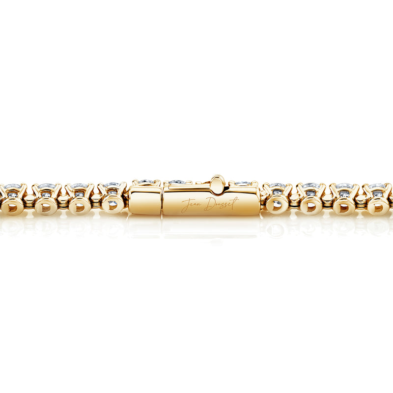 Olivia Round Brilliant Lab Diamond Tennis Necklace image 5