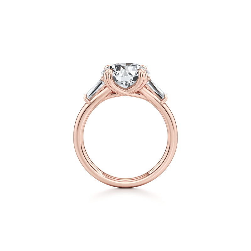 Jane Tapered Baguette Three Stone Lab Diamond Engagement Ring image 14