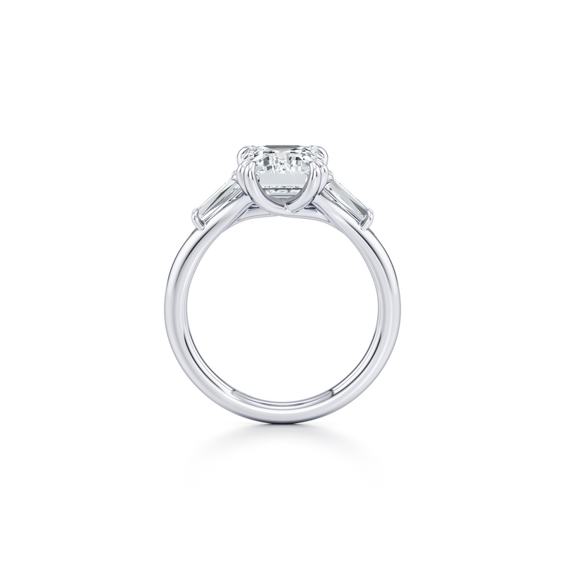 Jane Tapered Baguette Three Stone Lab Diamond Engagement Ring image 44