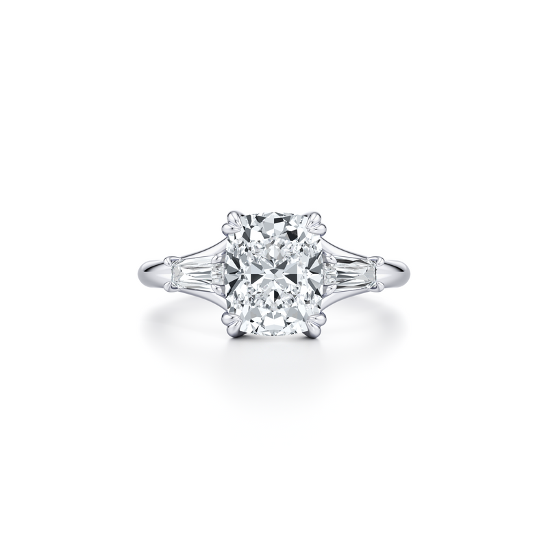 Jane Tapered Baguette Three Stone Lab Diamond Engagement Ring image 61