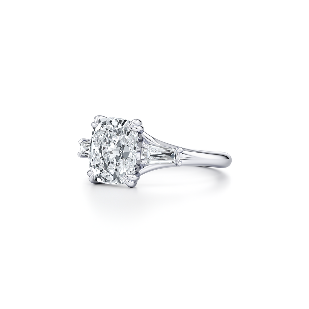 Jane Radiant Three Stone Engagement Ring image 2