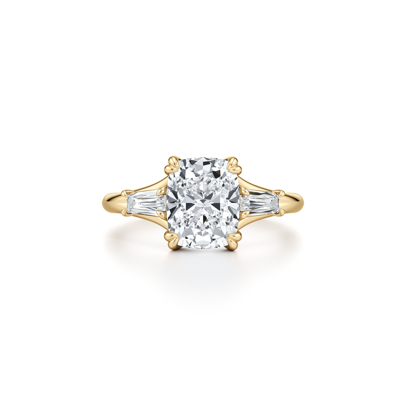 Jane Tapered Baguette Three Stone Lab Diamond Engagement Ring image 66