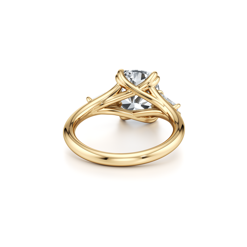 Jane Tapered Baguette Three Stone Lab Diamond Engagement Ring image 68
