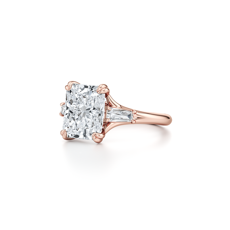Jane Tapered Baguette Three Stone Lab Diamond Engagement Ring image 92