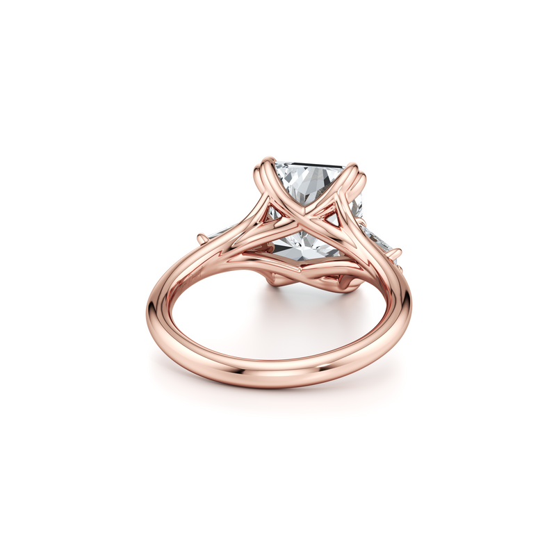 Jane Tapered Baguette Three Stone Lab Diamond Engagement Ring image 93