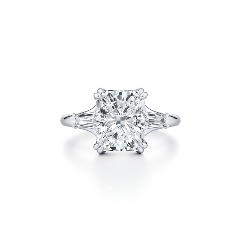 Jane Tapered Baguette Three Stone Lab Diamond Engagement Ring image 81