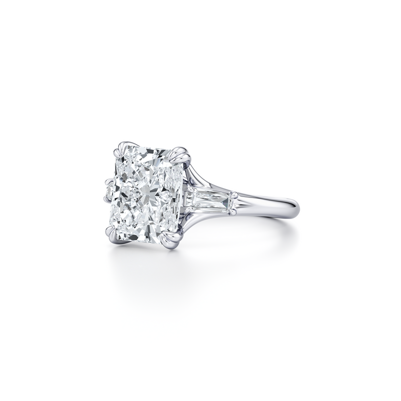 Jane Tapered Baguette Three Stone Lab Diamond Engagement Ring image 82