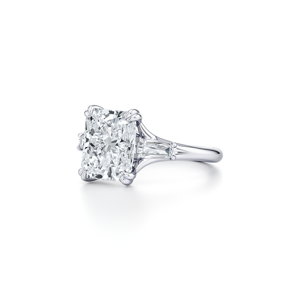 Jane Radiant Three Stone Engagement Ring image 2