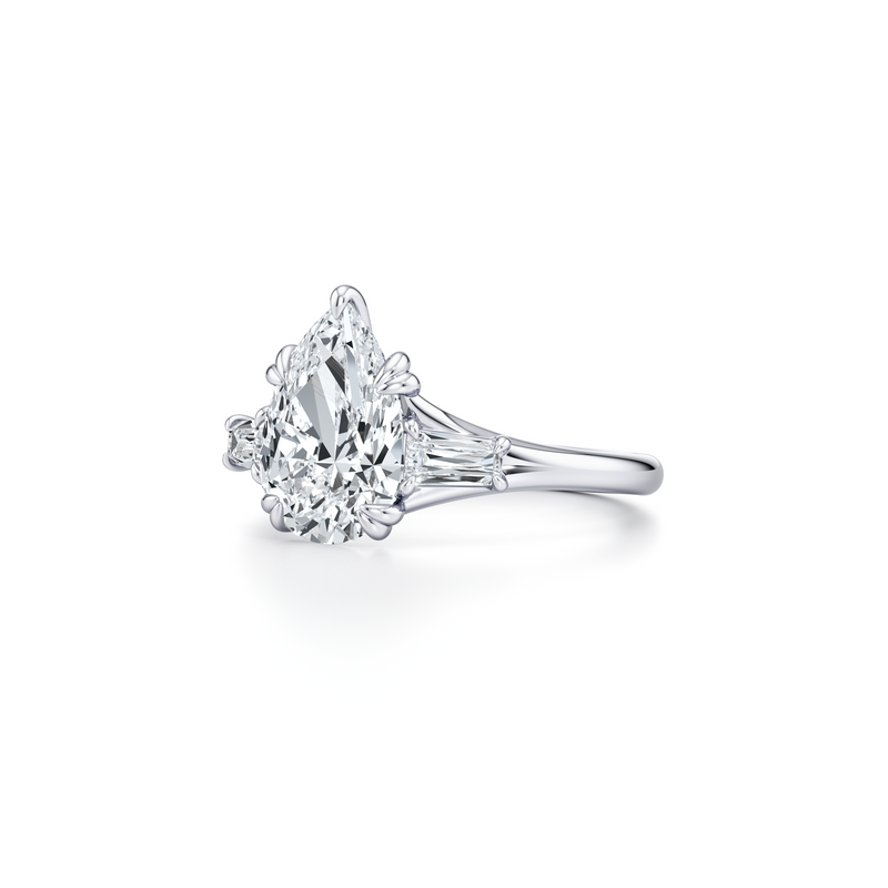 Jane Tapered Baguette Three Stone Lab Diamond Engagement Ring image 102