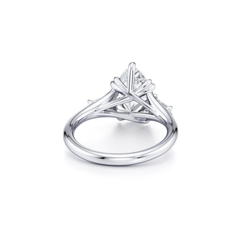 Jane Tapered Baguette Three Stone Lab Diamond Engagement Ring image 103