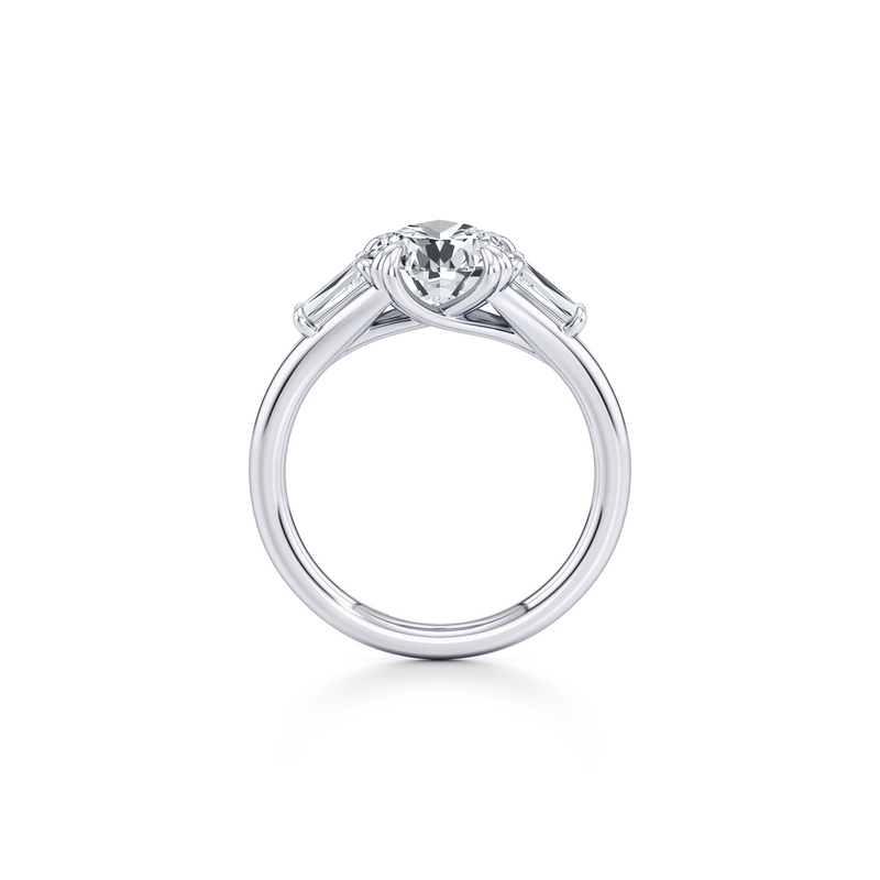 Jane Tapered Baguette Three Stone Lab Diamond Engagement Ring image 104