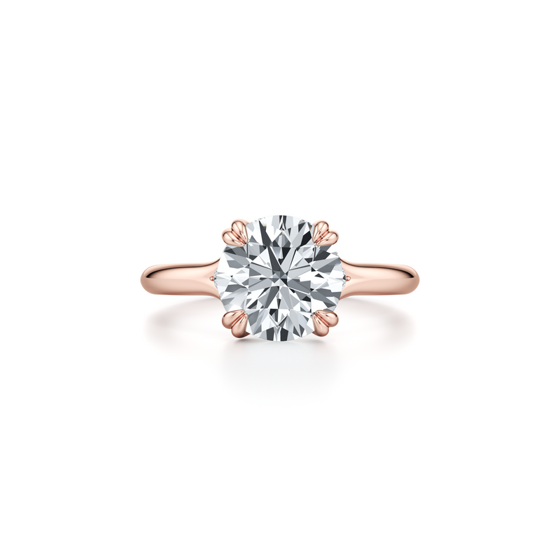 Jane Round Three Stone Lab Diamond Engagement Ring image 11