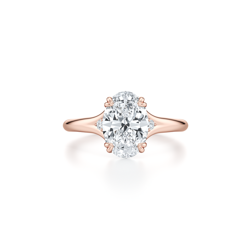 Jane Round Three Stone Lab Diamond Engagement Ring image 31