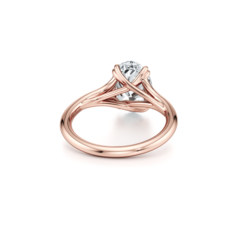 Jane Round Three Stone Lab Diamond Engagement Ring image 33
