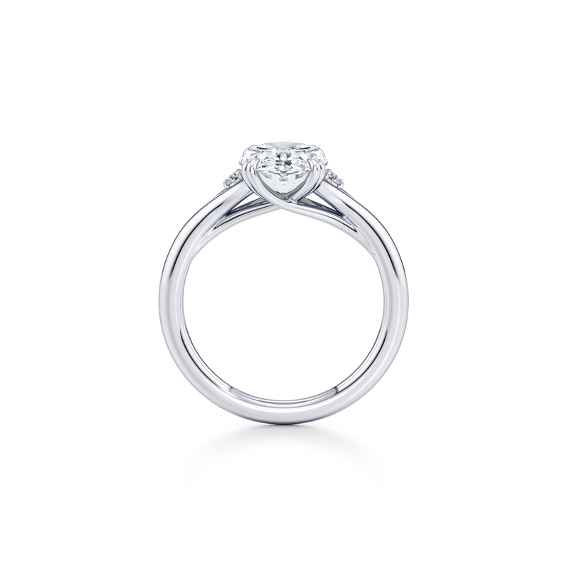 Jane Round Three Stone Lab Diamond Engagement Ring image 24