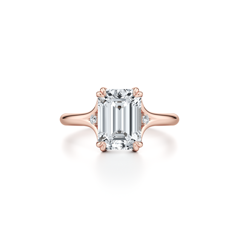 Jane Round Three Stone Lab Diamond Engagement Ring image 51