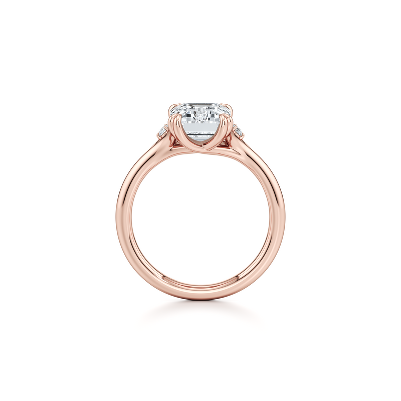 Jane Round Three Stone Lab Diamond Engagement Ring image 54