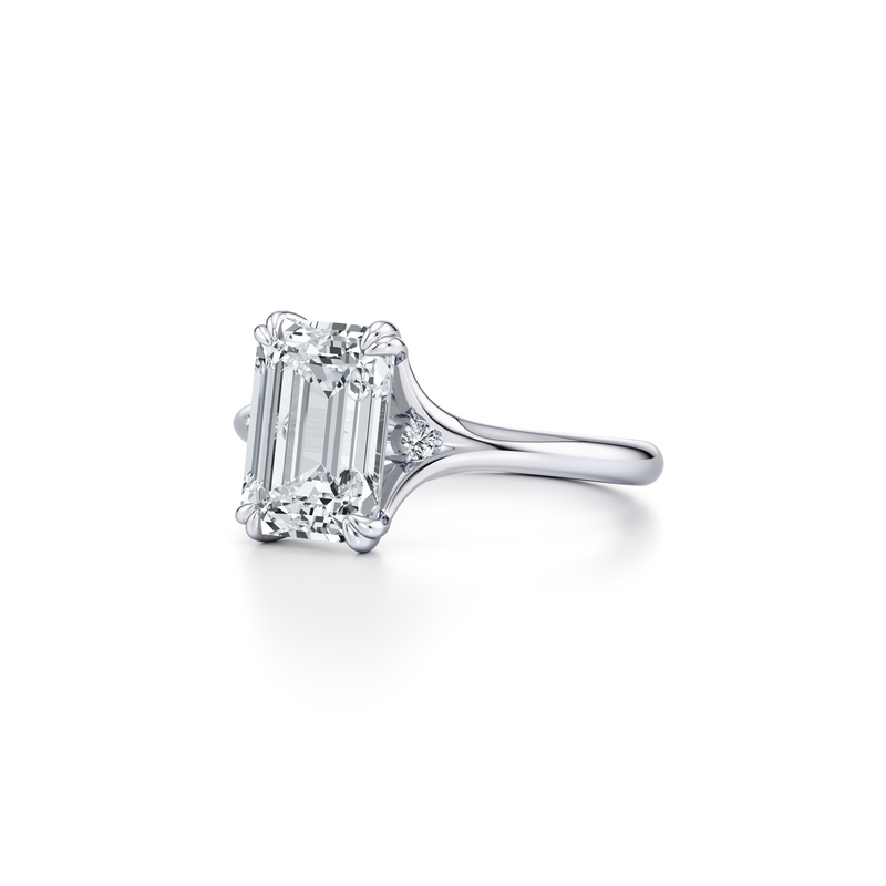 Jane Round Three Stone Lab Diamond Engagement Ring image 42