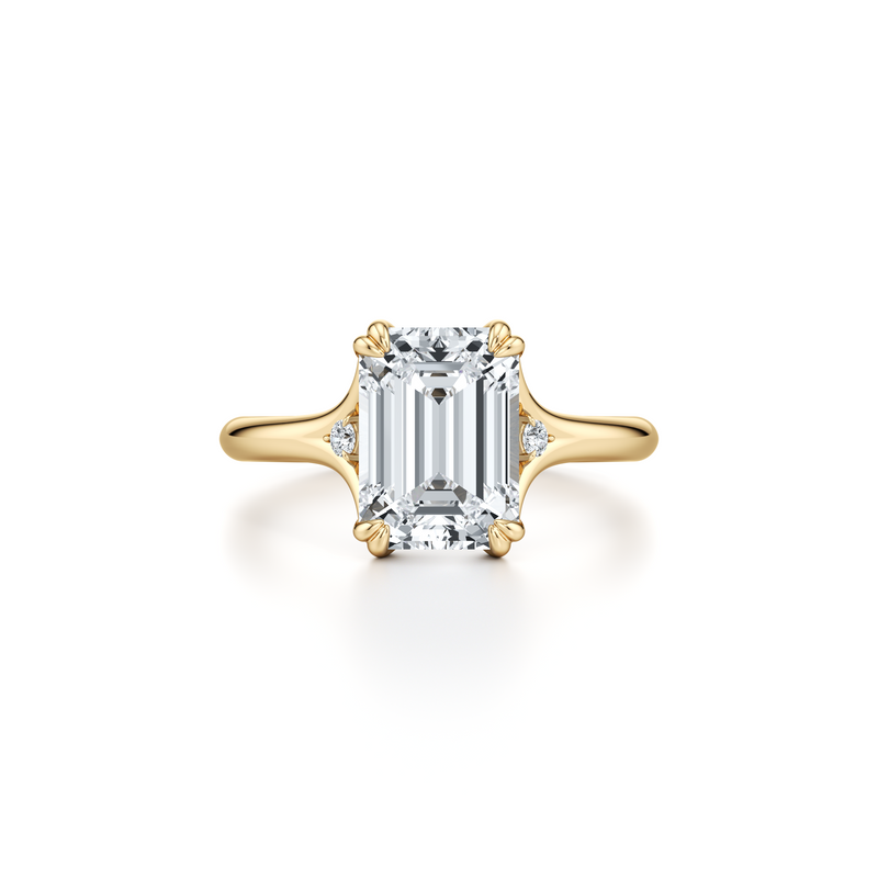 Jane Round Three Stone Lab Diamond Engagement Ring image 46