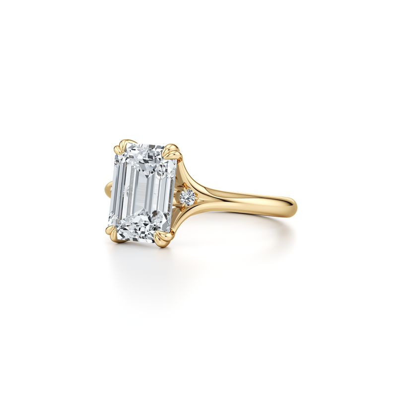 Jane Round Three Stone Lab Diamond Engagement Ring image 47