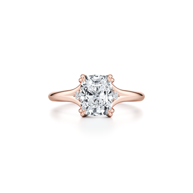 Jane Round Three Stone Lab Diamond Engagement Ring image 71