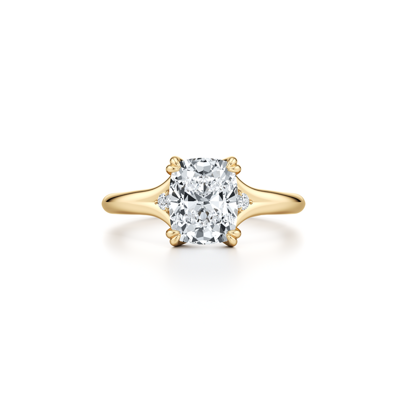 Jane Round Three Stone Lab Diamond Engagement Ring image 66