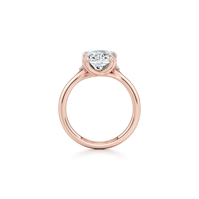 Jane Round Three Stone Lab Diamond Engagement Ring image 94