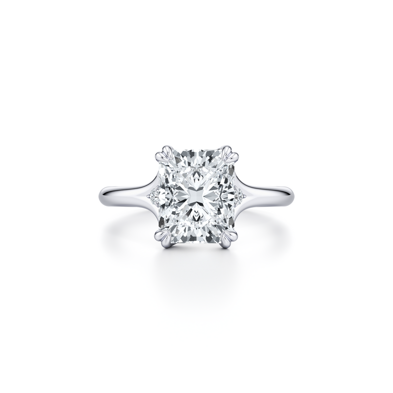 Jane Round Three Stone Lab Diamond Engagement Ring image 81