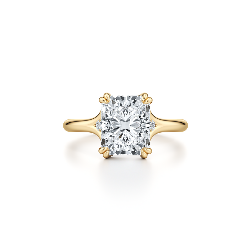 Jane Round Three Stone Lab Diamond Engagement Ring image 86