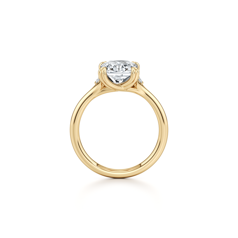 Jane Round Three Stone Lab Diamond Engagement Ring image 89