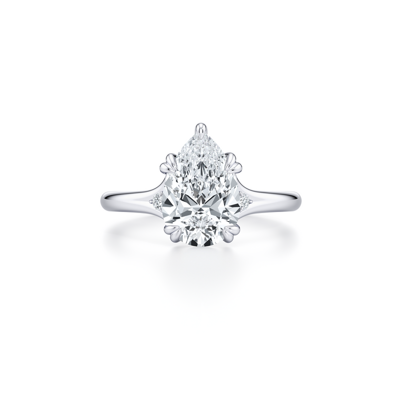 Jane Round Three Stone Lab Diamond Engagement Ring image 101