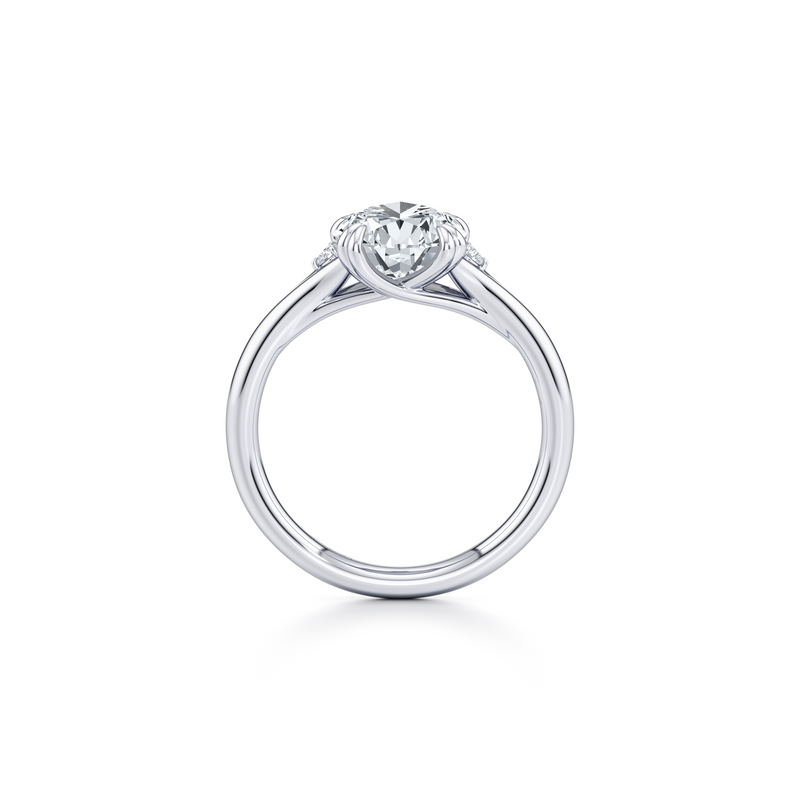 Jane Round Three Stone Lab Diamond Engagement Ring image 104