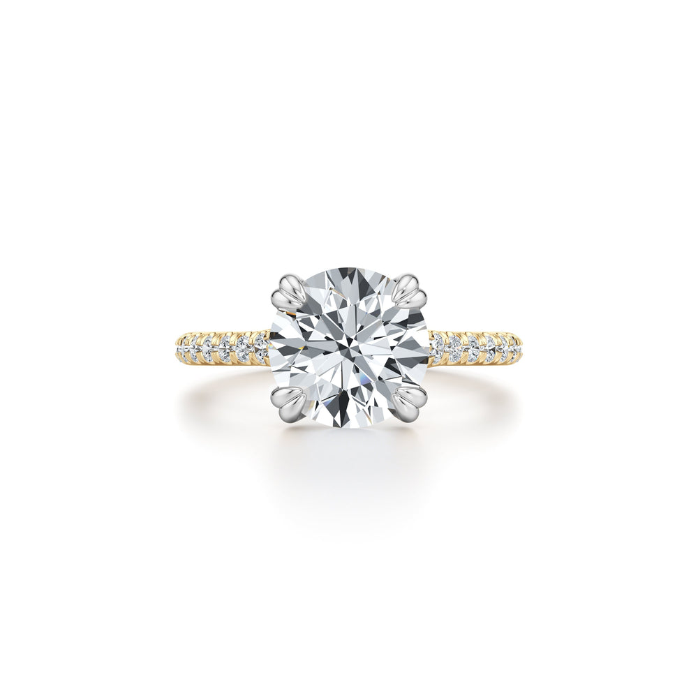 Elle Solitaire Lab Diamond Engagement Ring image 1