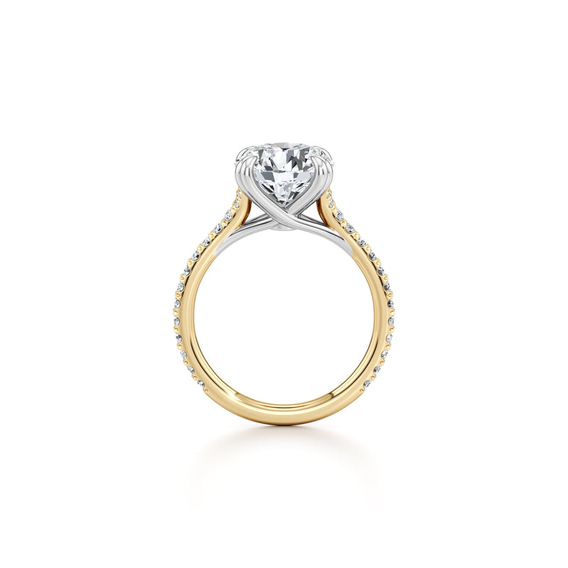 Elle Solitaire Lab Diamond Engagement Ring image 4