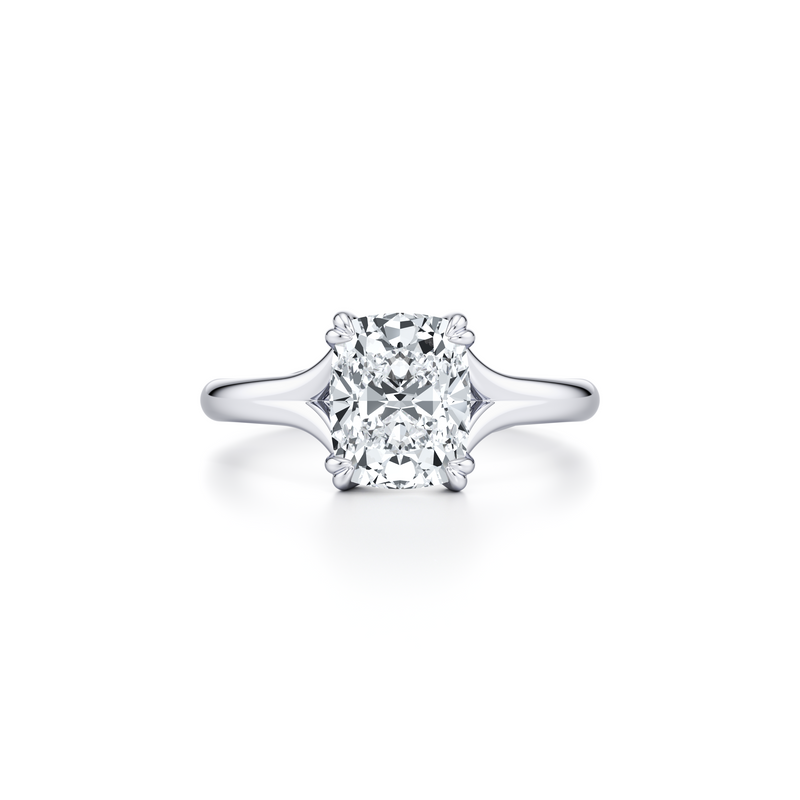 Jane Elongated Cushion Cut Solitaire Lab Diamond Engagement Ring image 1