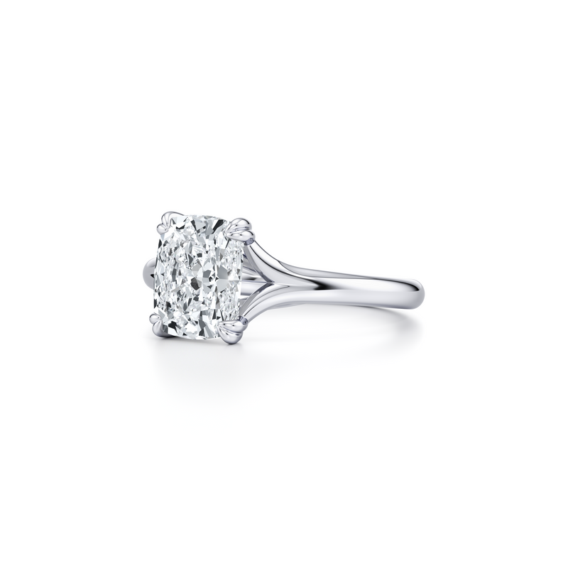 Jane Elongated Cushion Cut Solitaire Lab Diamond Engagement Ring image 2