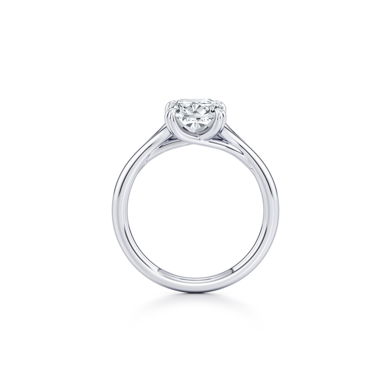 Jane Elongated Cushion Cut Solitaire Lab Diamond Engagement Ring image 3