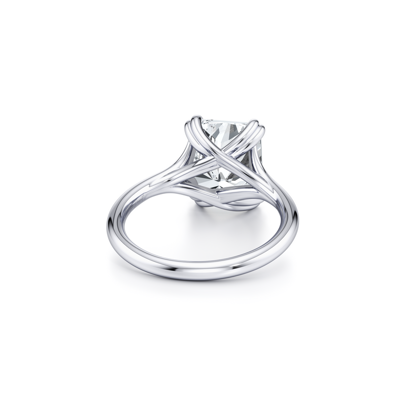 Jane Radiant Cut Solitaire Lab Diamond Engagement Ring image 4