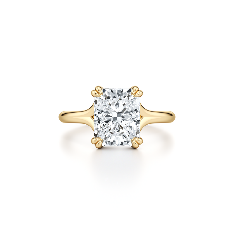 Jane Radiant Cut Solitaire Lab Diamond Engagement Ring image 1