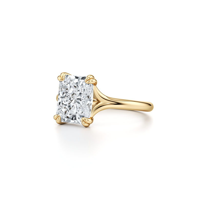Jane Radiant Cut Solitaire Lab Diamond Engagement Ring image 2